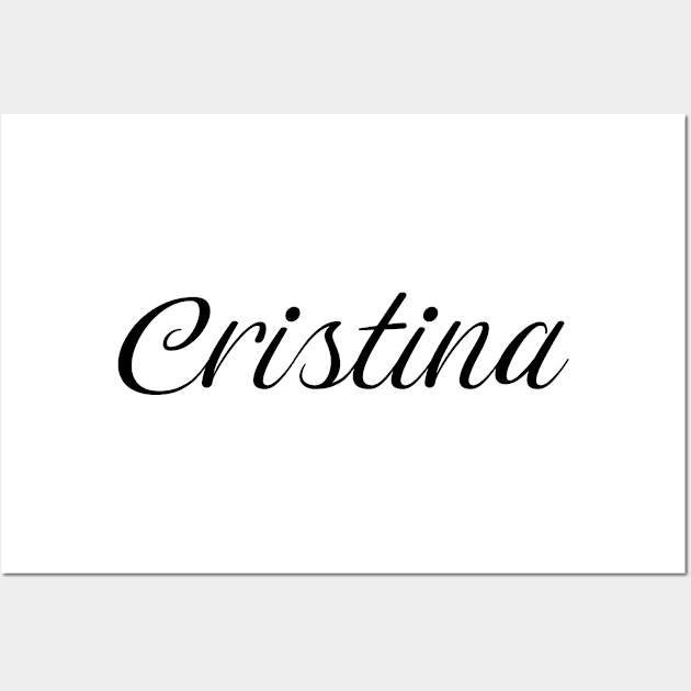 Name Cristina Wall Art by gulden